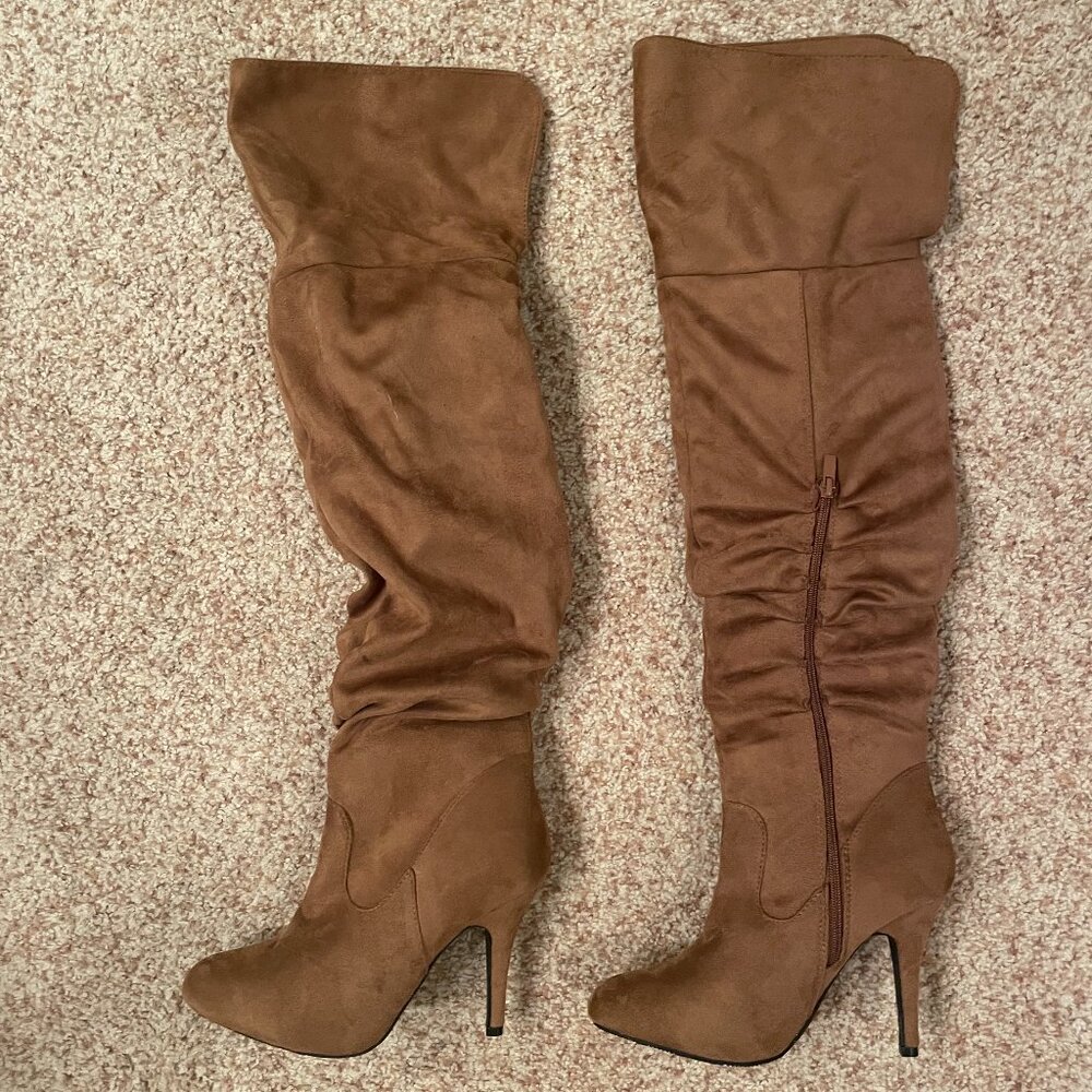 Chinese Laundry - Thigh-high vegan suede boots - Brand new